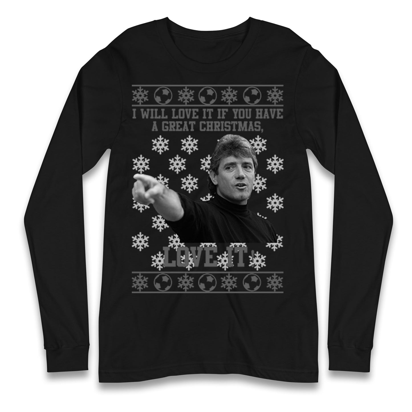 Kevin Keegan Christmas Long Sleeve T Shirt