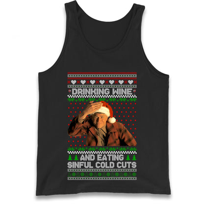 Ed Gein Wine Christmas Tank Top