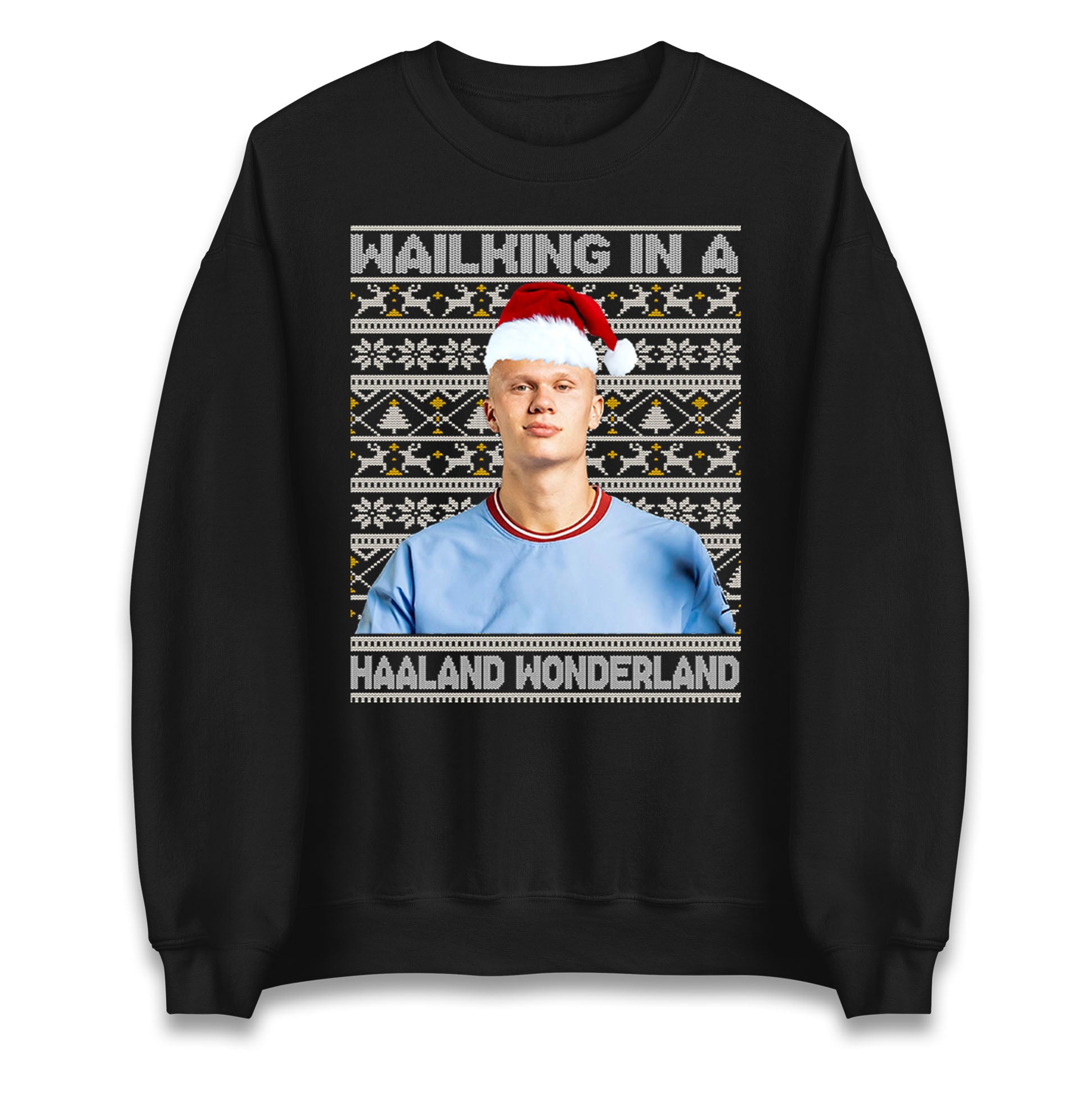 erling haaland christmas sweatshirt