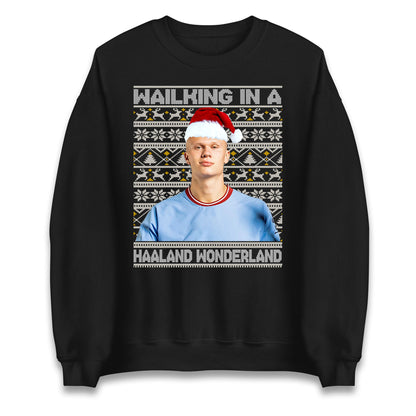 erling haaland christmas sweatshirt
