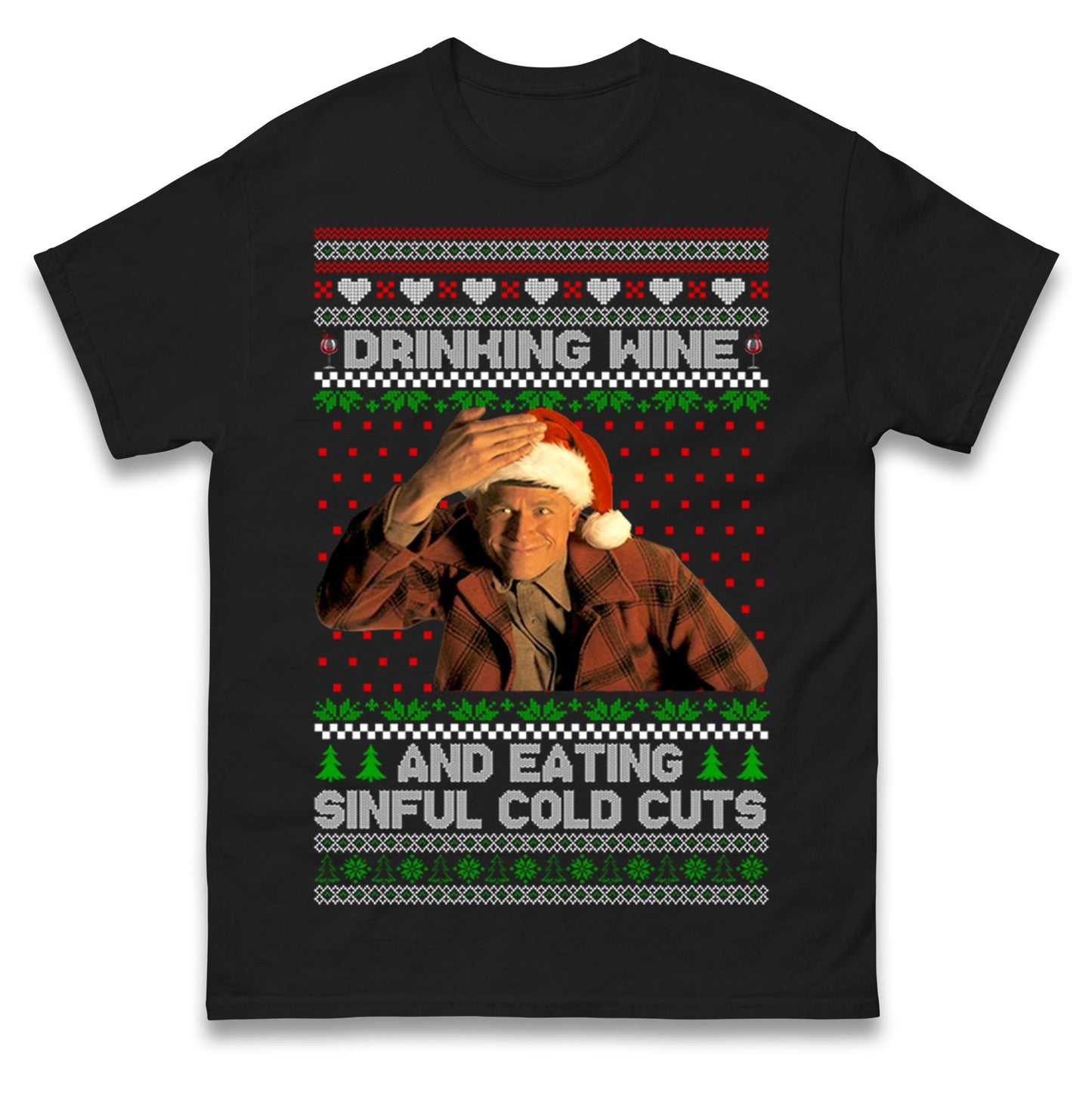 Ed Gein Wine Christmas T Shirt