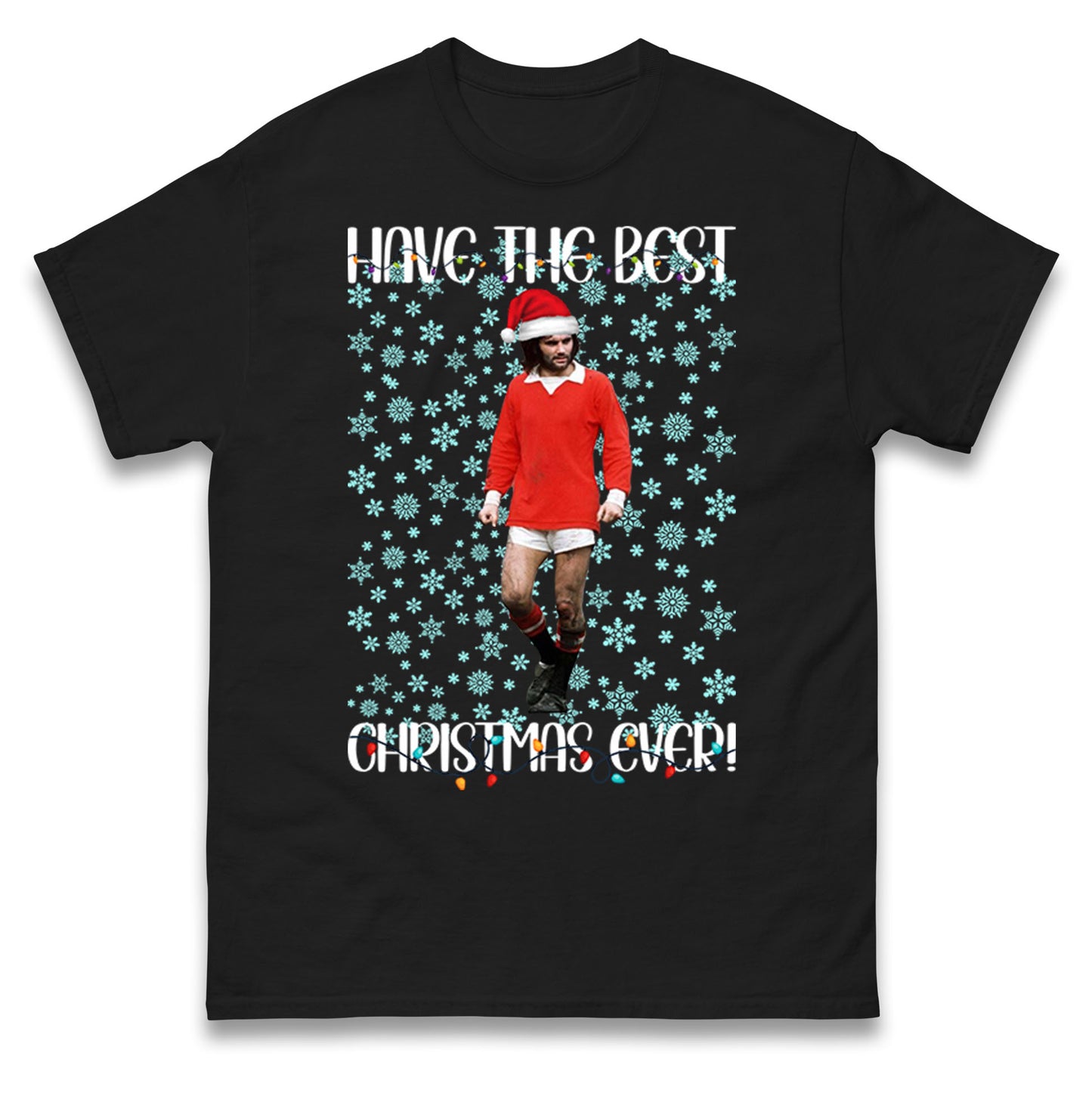 george best christmas t shirt