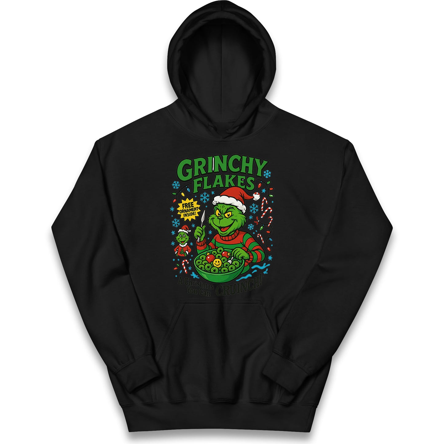 Grinch Christmas Kids Hoodie