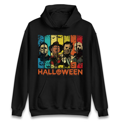 Vintage Villains Halloween Unisex Hoodie