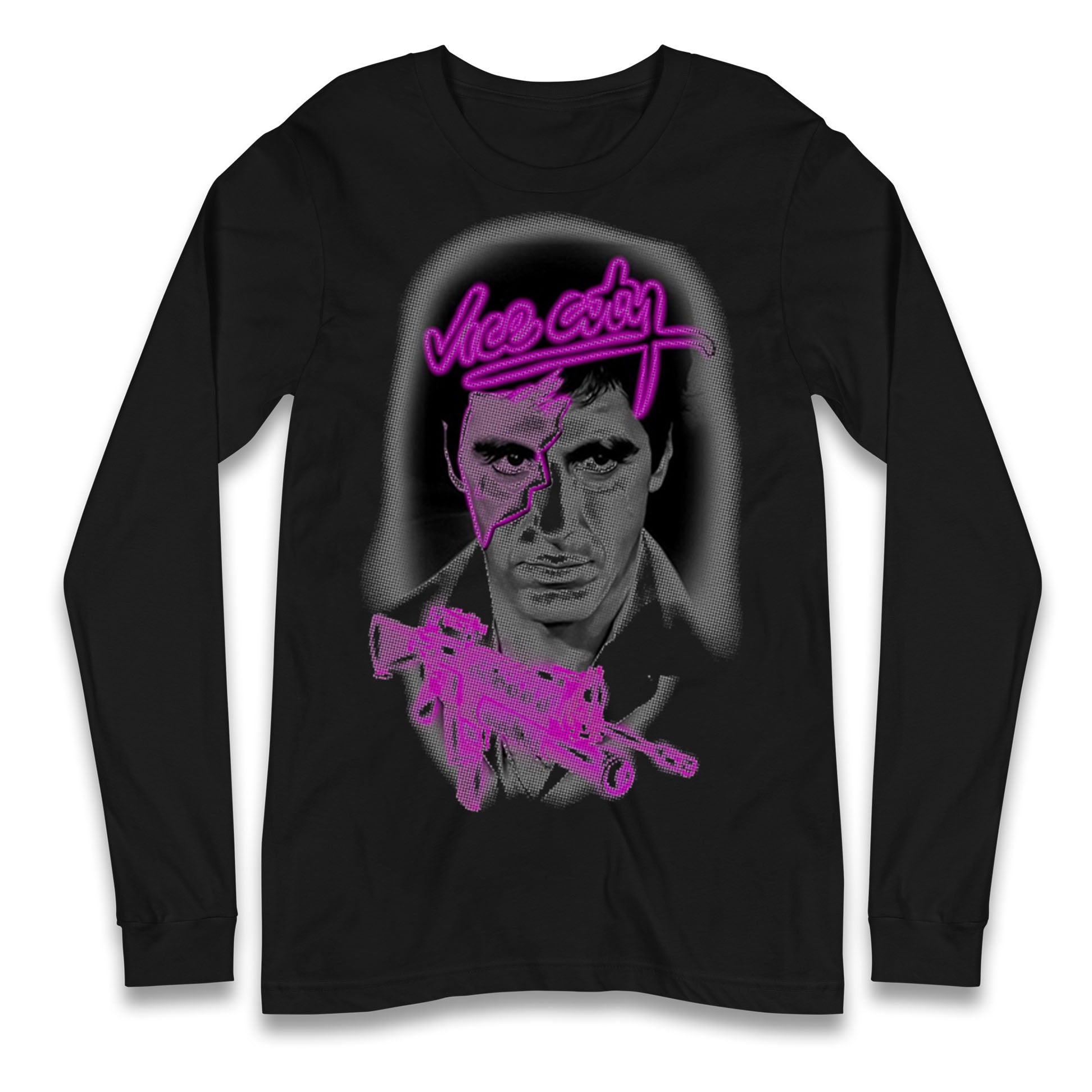 Tony Montana Vice City Longsleeve T Shirt 