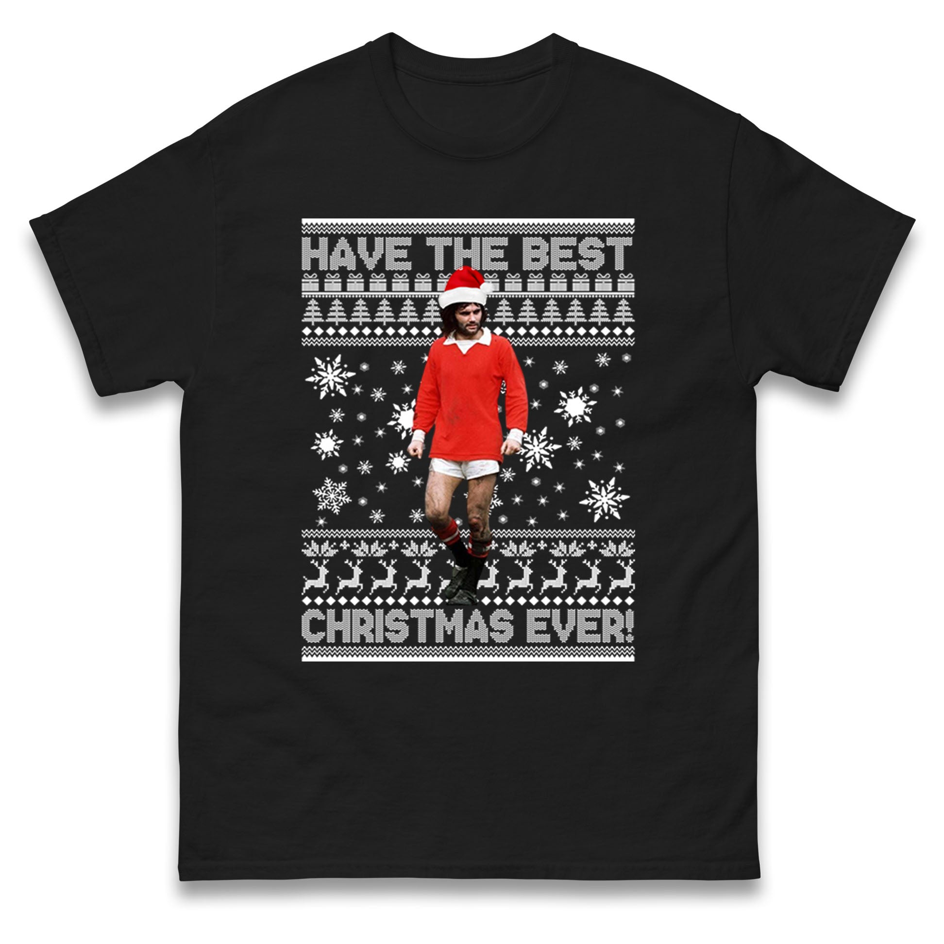 Christmas George Best T Shirt
