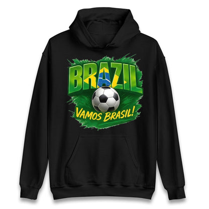 Brazil Retro Football Hoodie