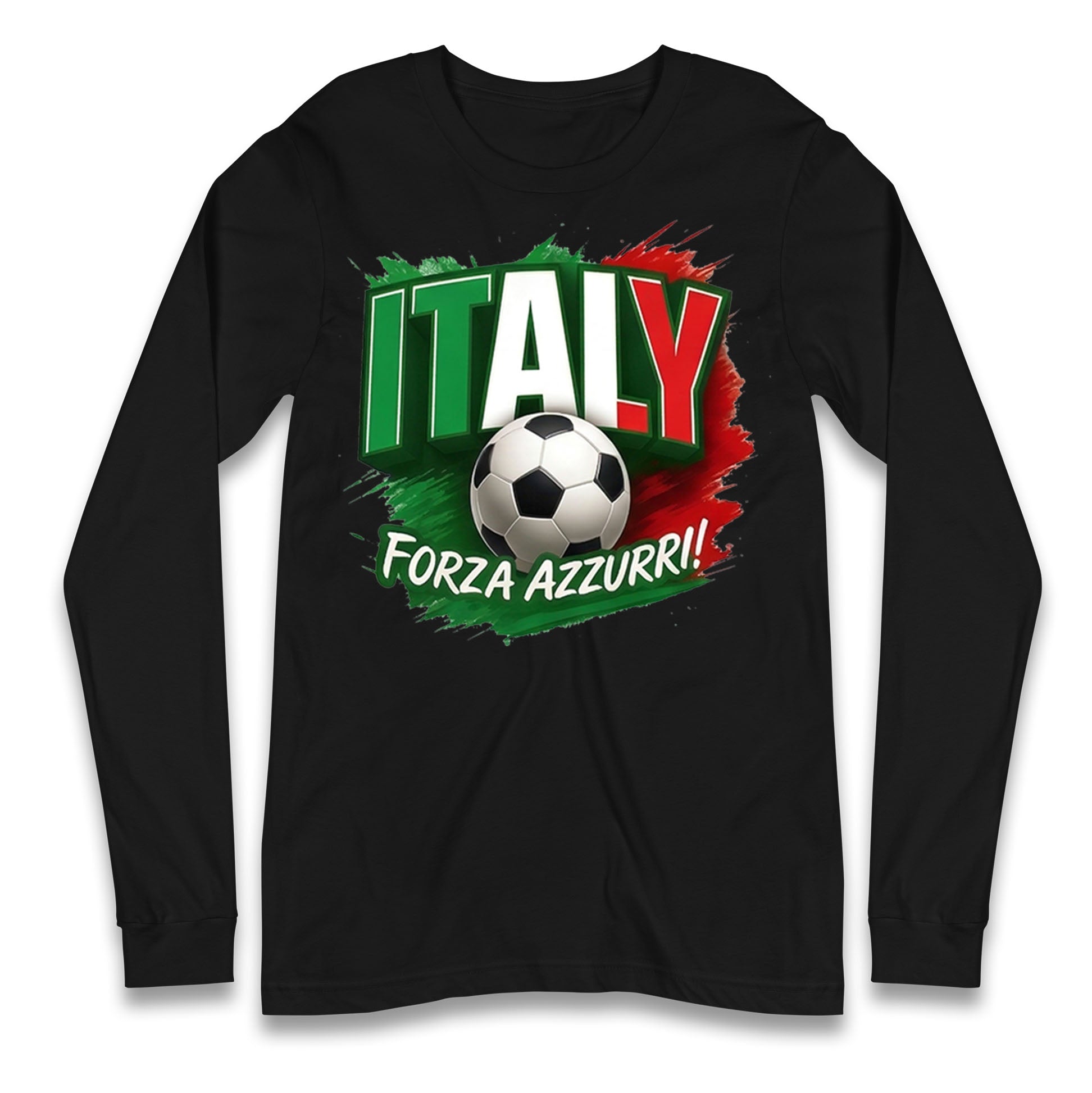 Italy Retro World Cup Longsleeve T Shirt 