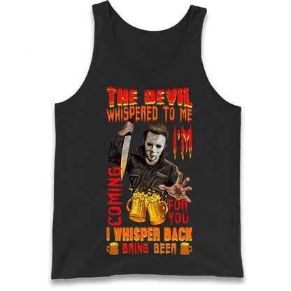 Michael Myers Haunted Halloween Tank Top
