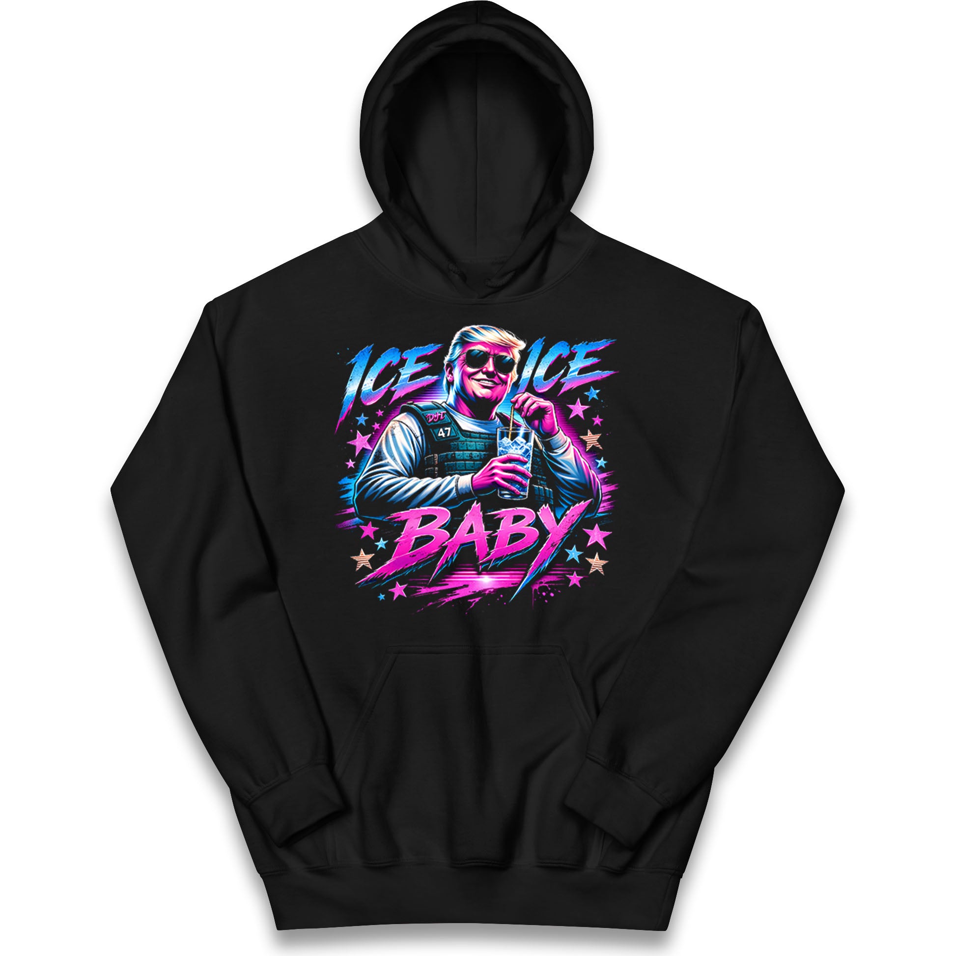 Donald Trump Ice Ice Baby Kids Hoodie