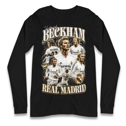 David Beckham Bootleg Longsleeve T Shirt