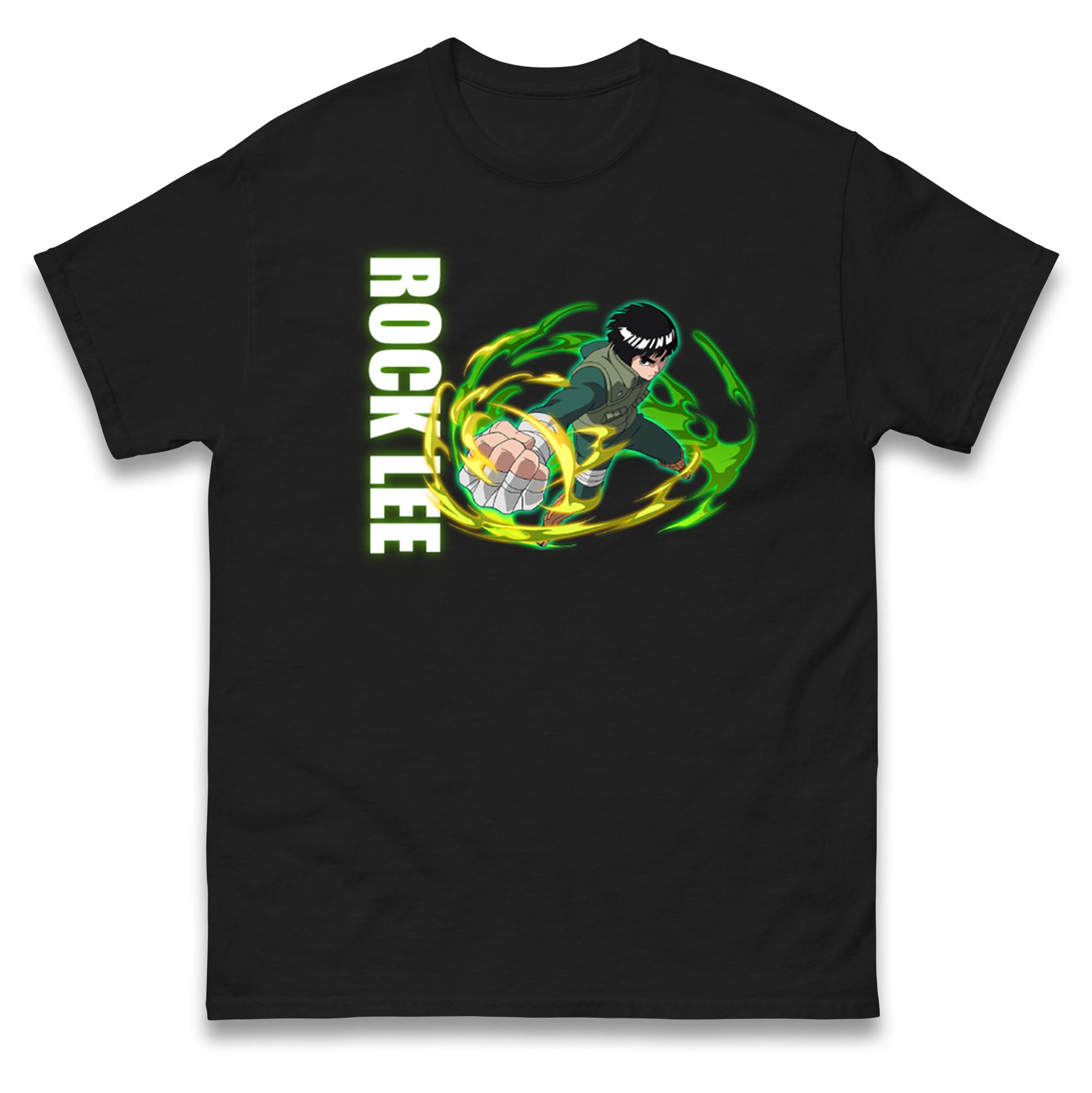 rock lee green beast t shirt