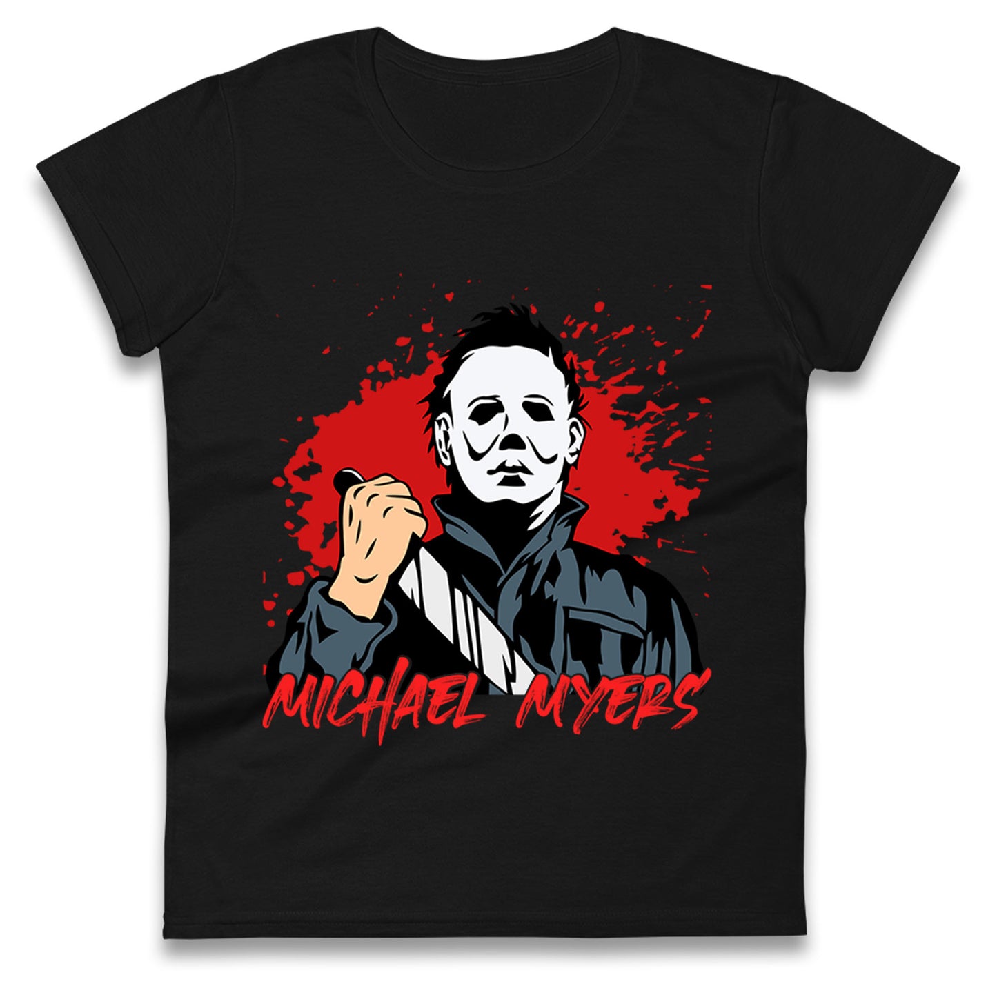 Michael Myers Horror Halloween Womens t shirt