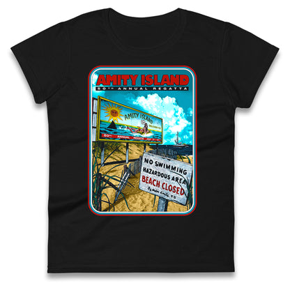 Jaws Ladies T Shirt