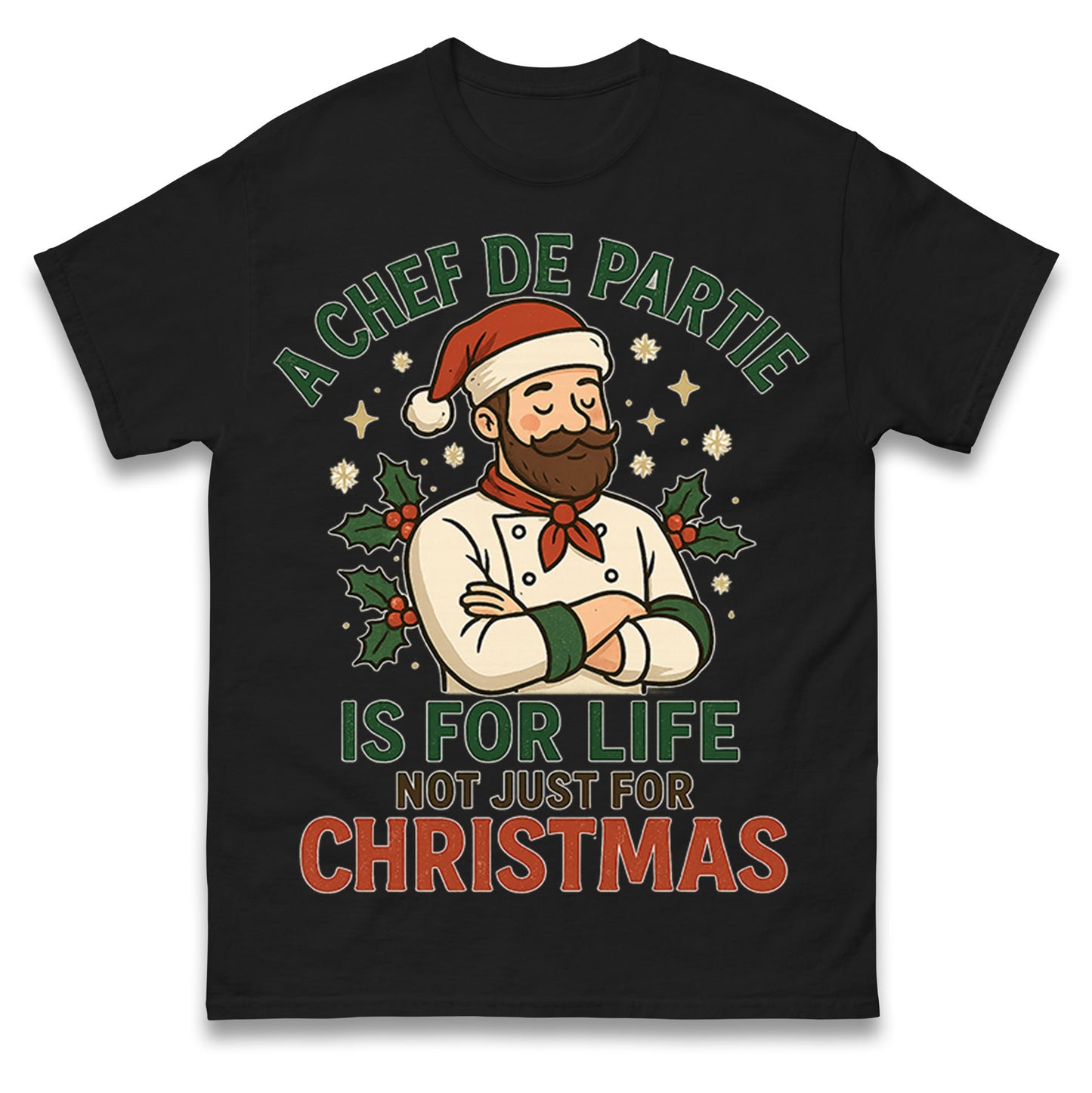 Chef De Partie Christmas T Shirt