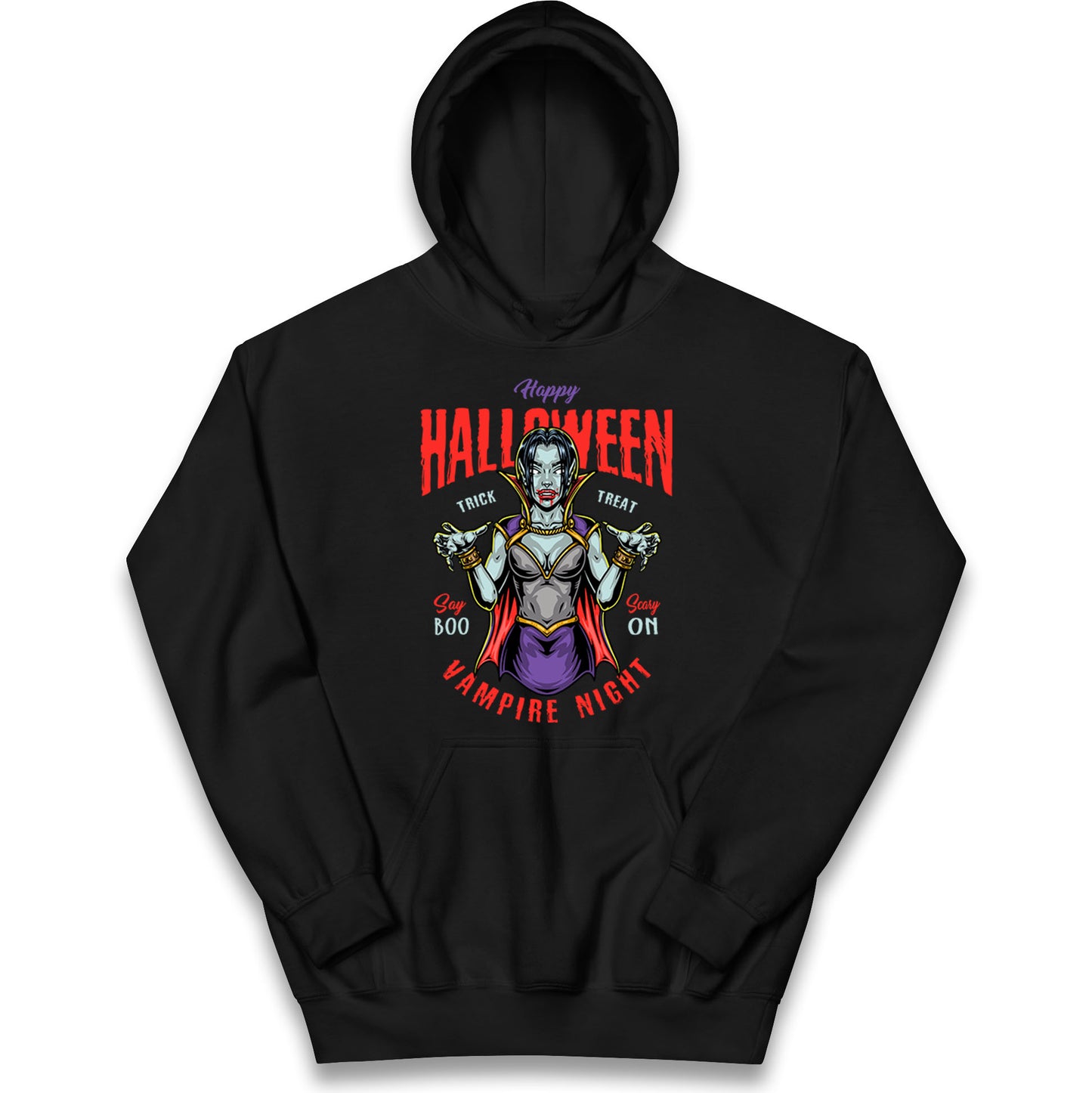 Halloween Vampire Kids Hoodie