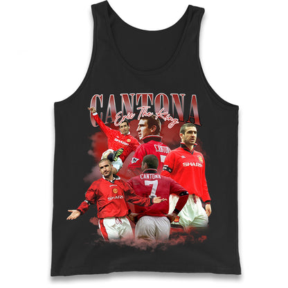 Retro Cantona Bootleg Football Tank Top