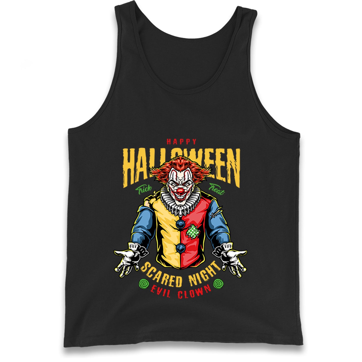 Halloween Clown Tank Top