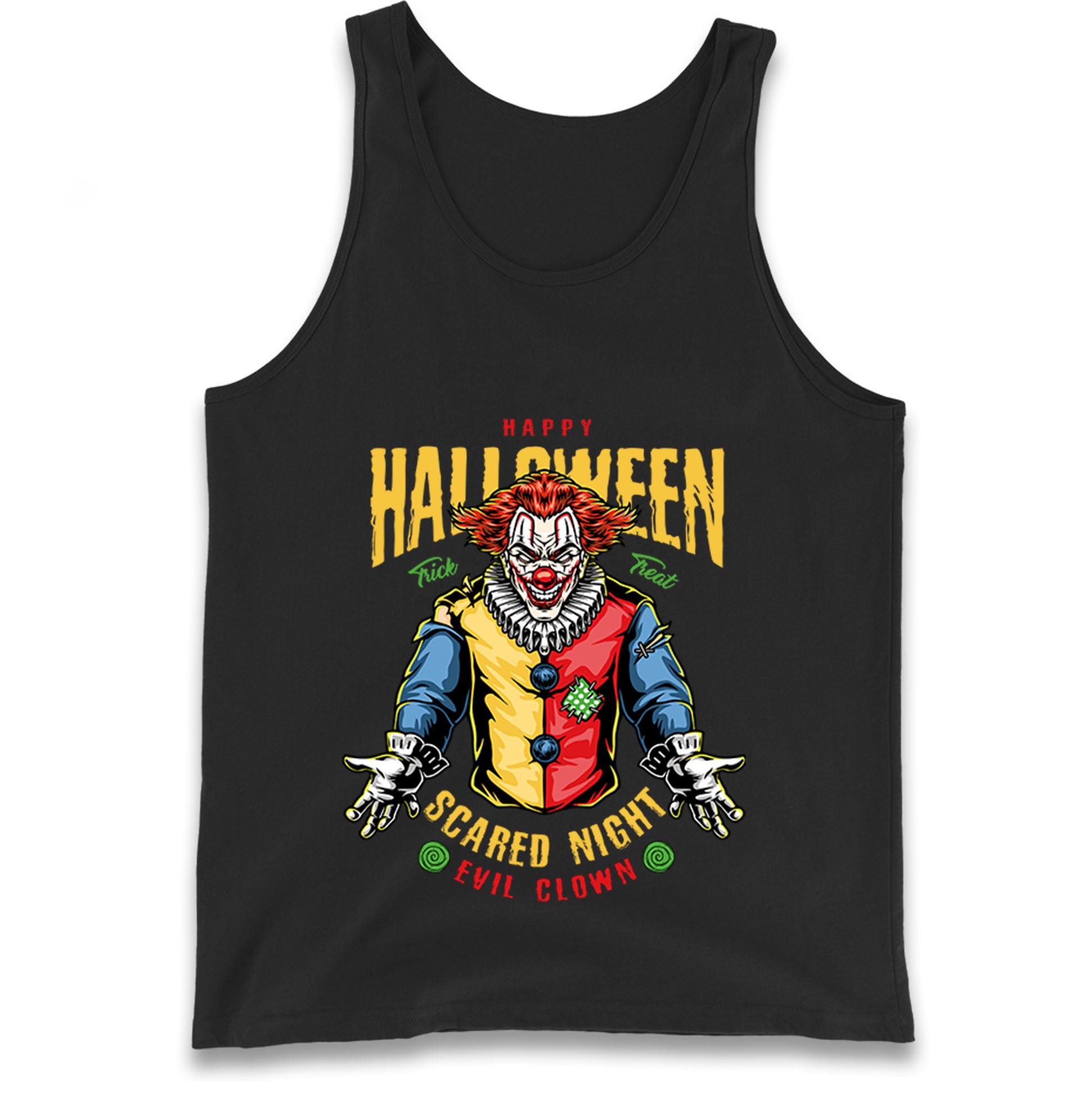 Halloween Clown Tank Top