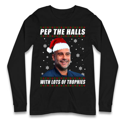 Pep Guardiola Christmas Longsleeve T Shirt