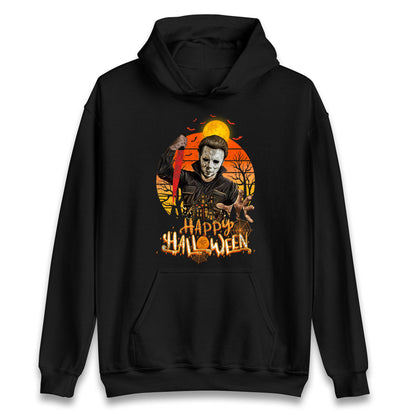 Michael Myers Happy Halloween Unisex Hoodie