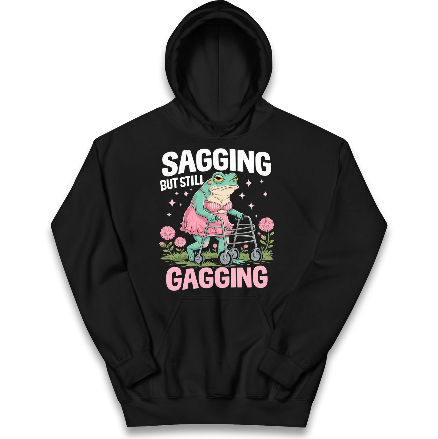 Sagging But Still Gagging Kids Hoodie