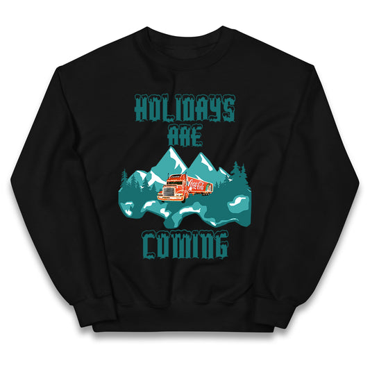 Christmas Holidays Are Coming Kids Jumper