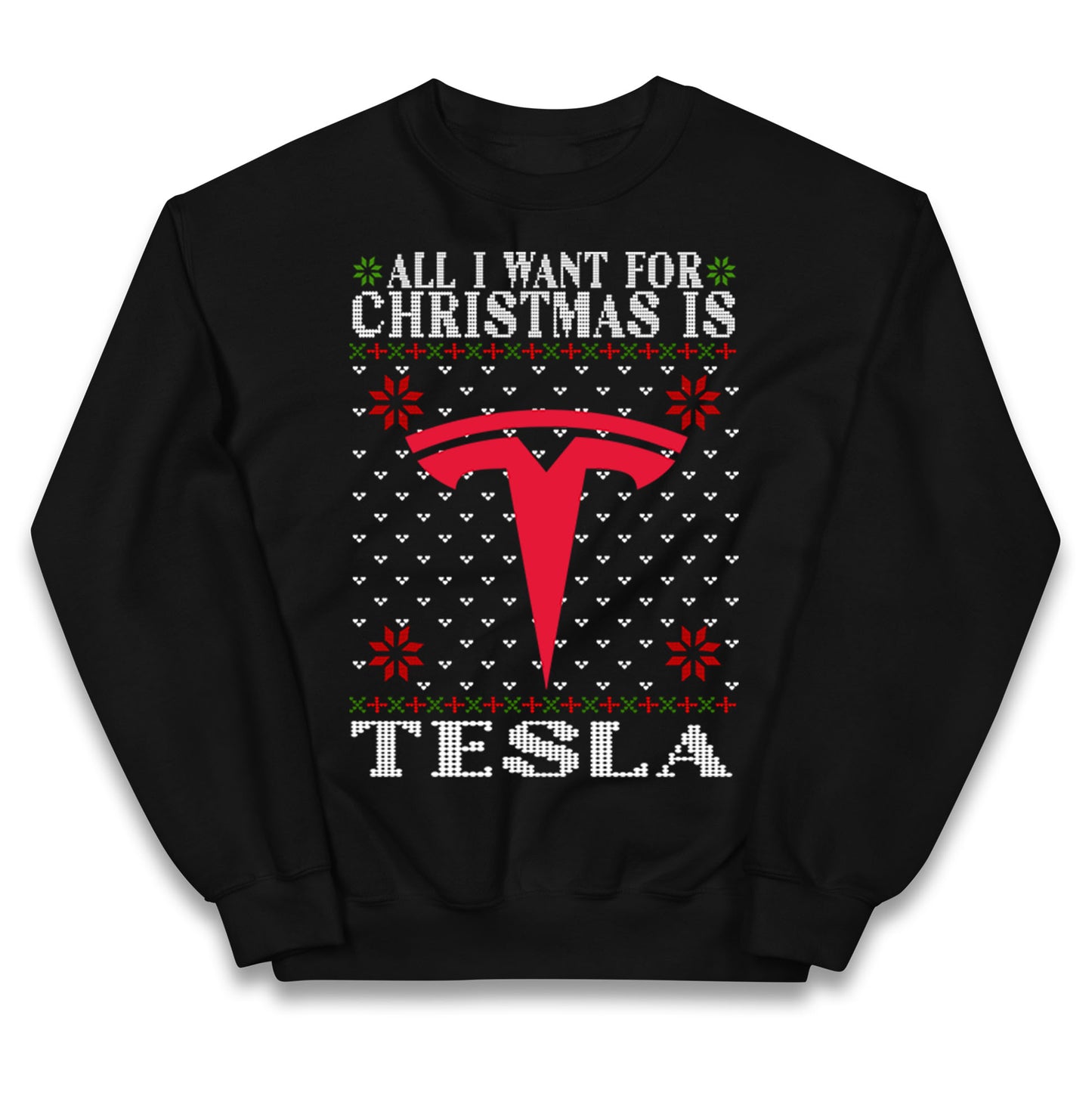tesla christmas jumper