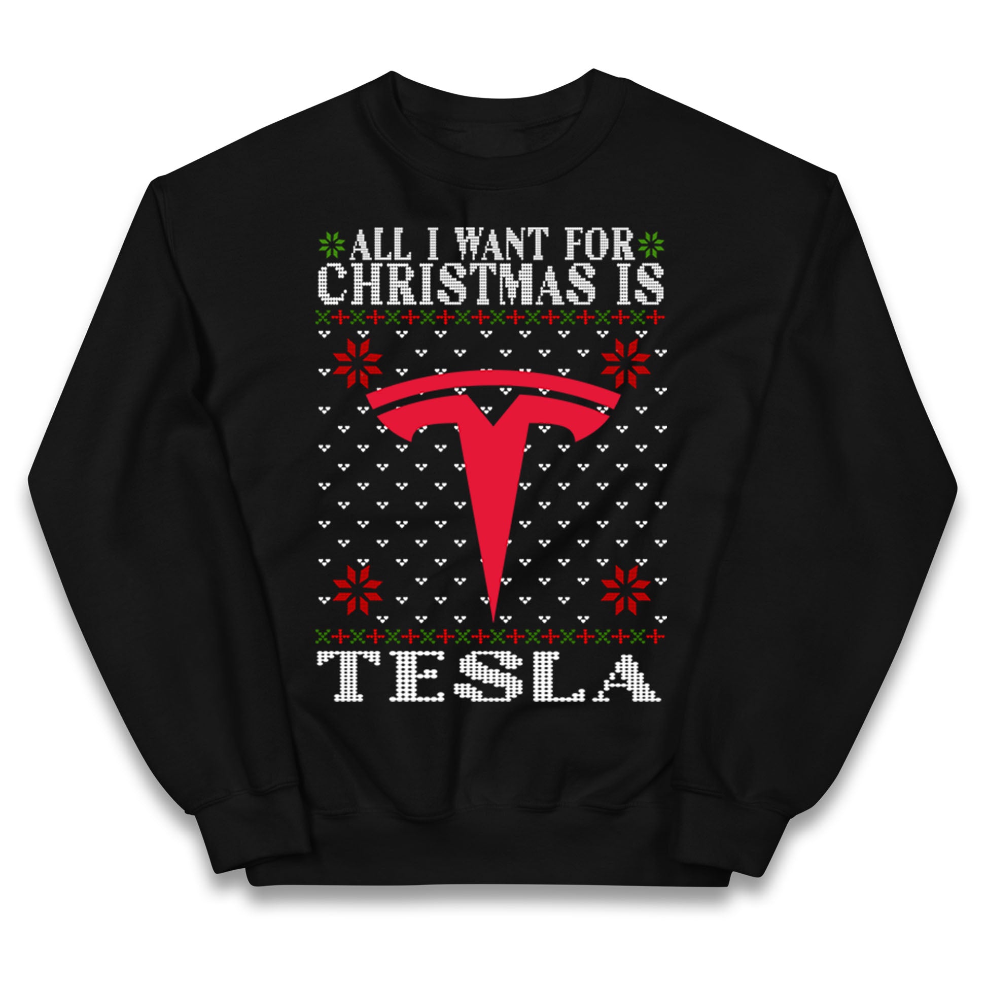 tesla christmas jumper
