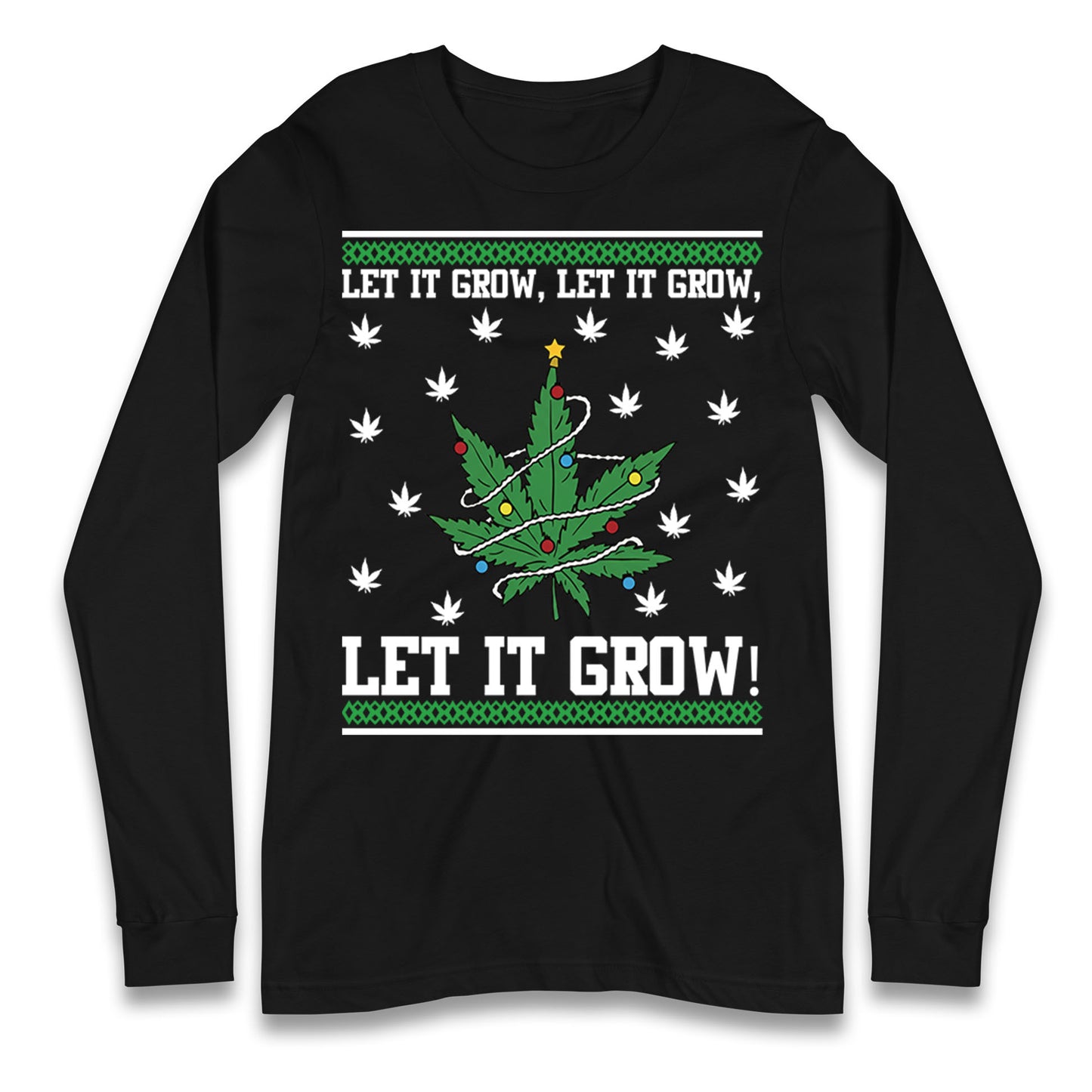 Cannabis Christmas Longsleeve T Shirt