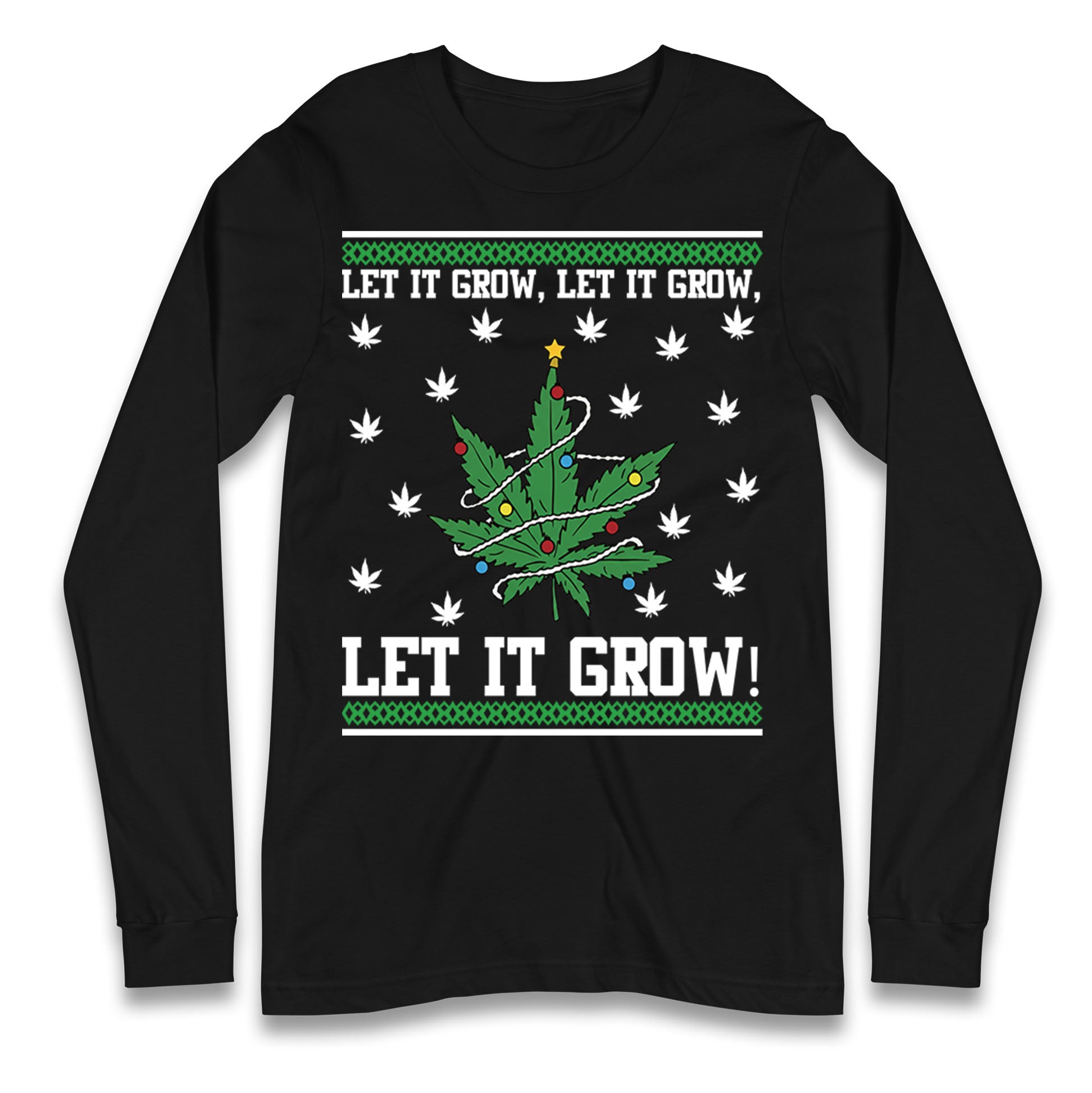 Cannabis Christmas Longsleeve T Shirt