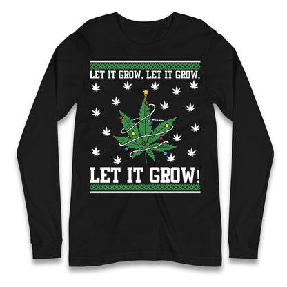 Cannabis Christmas Longsleeve T Shirt
