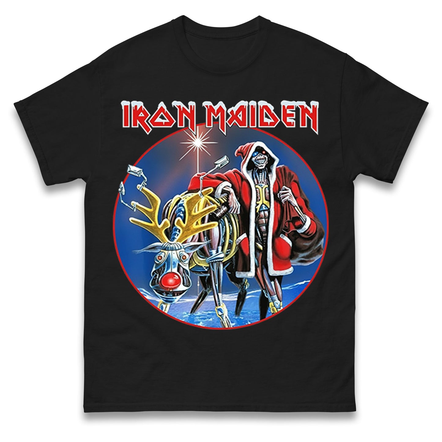 Iron Maiden Christmas T Shirt 