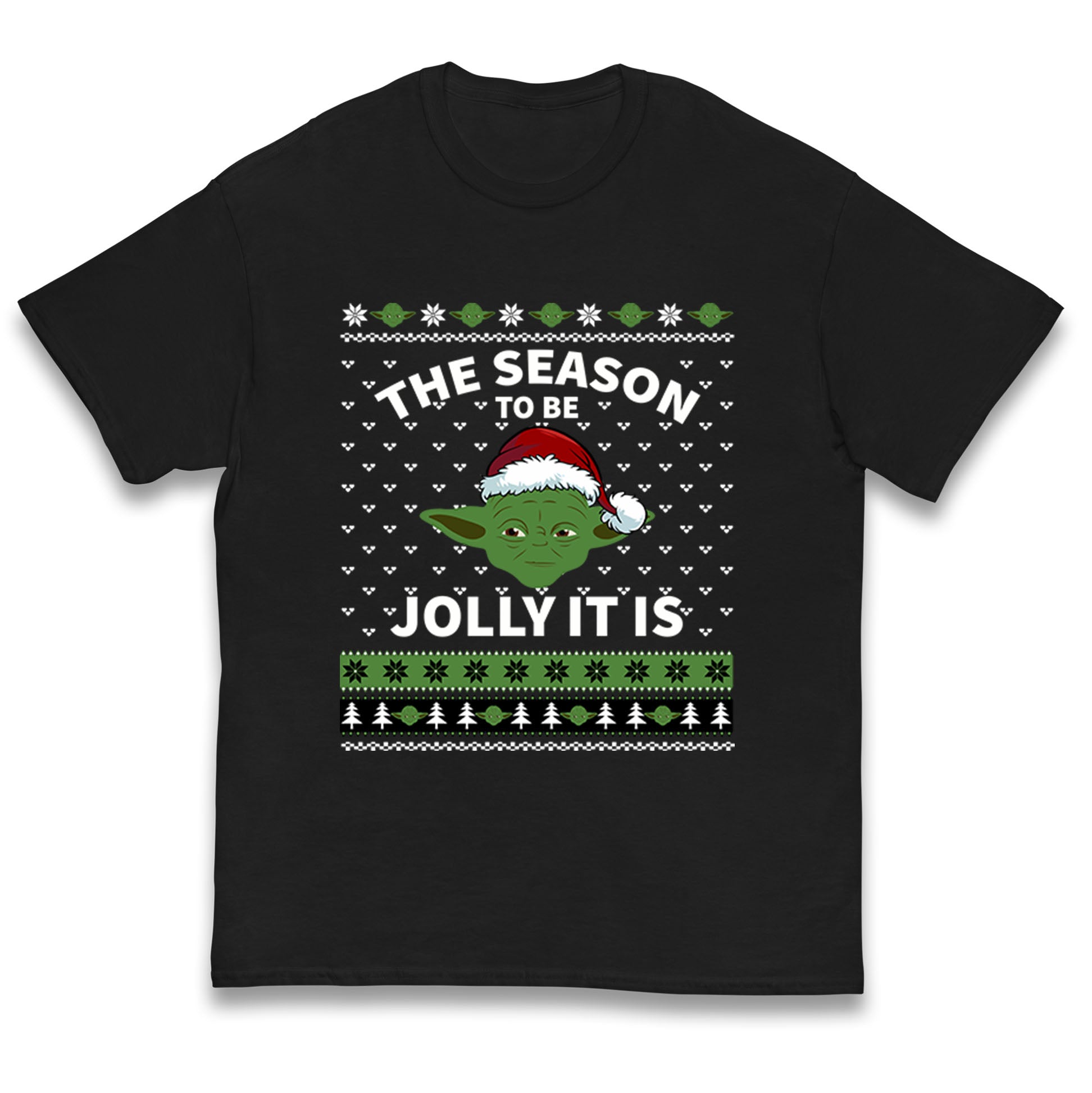 Yoda Christmas Kids T Shirt
