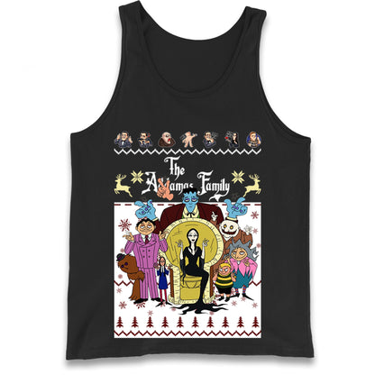 Scary Addams Christmas Tank Top