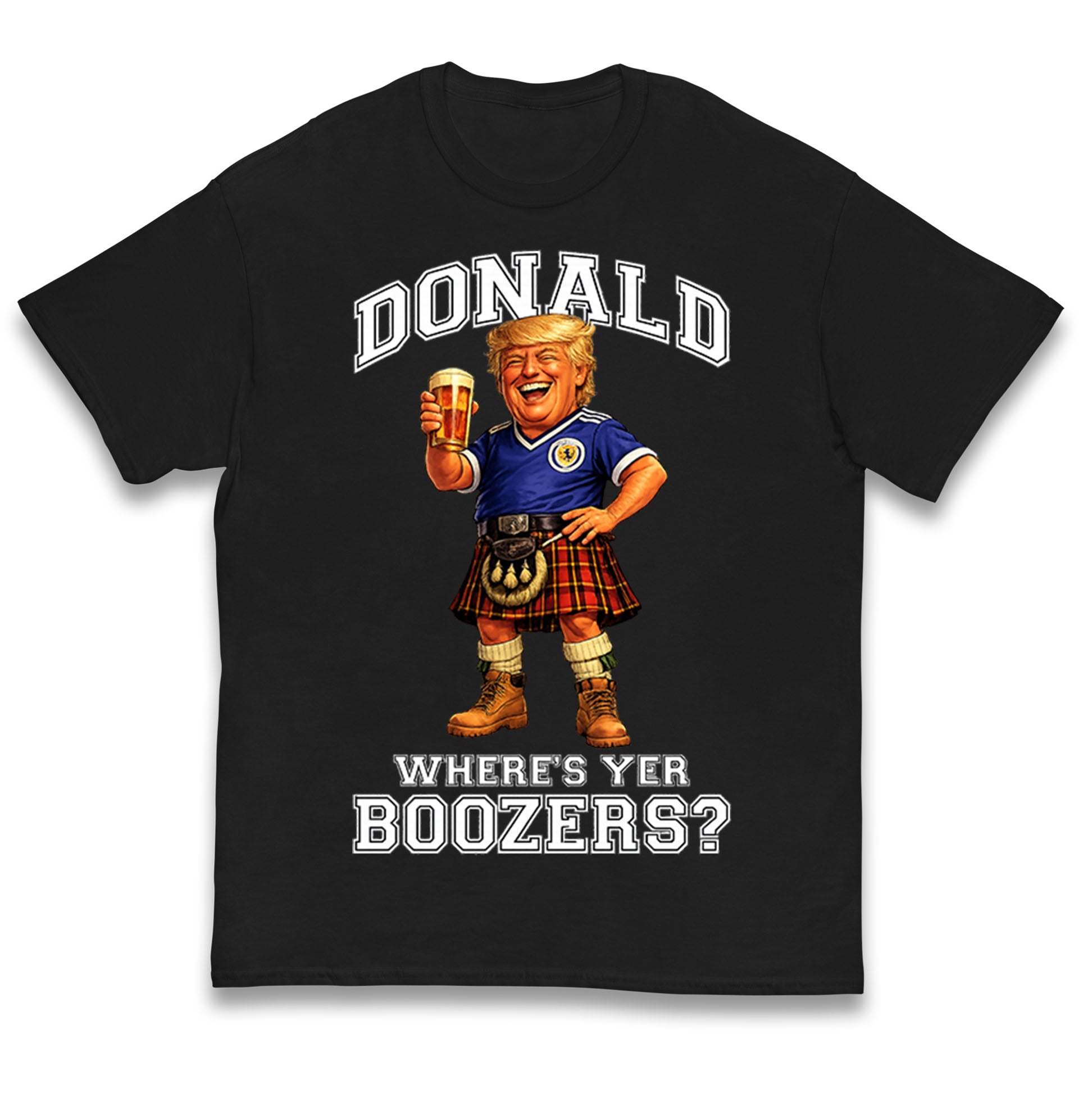 Donald Trump Scotland World Cup Kids T Shirt