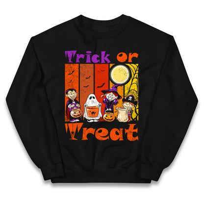 Scary Vampire Trick Or Treat Halloween Jumper
