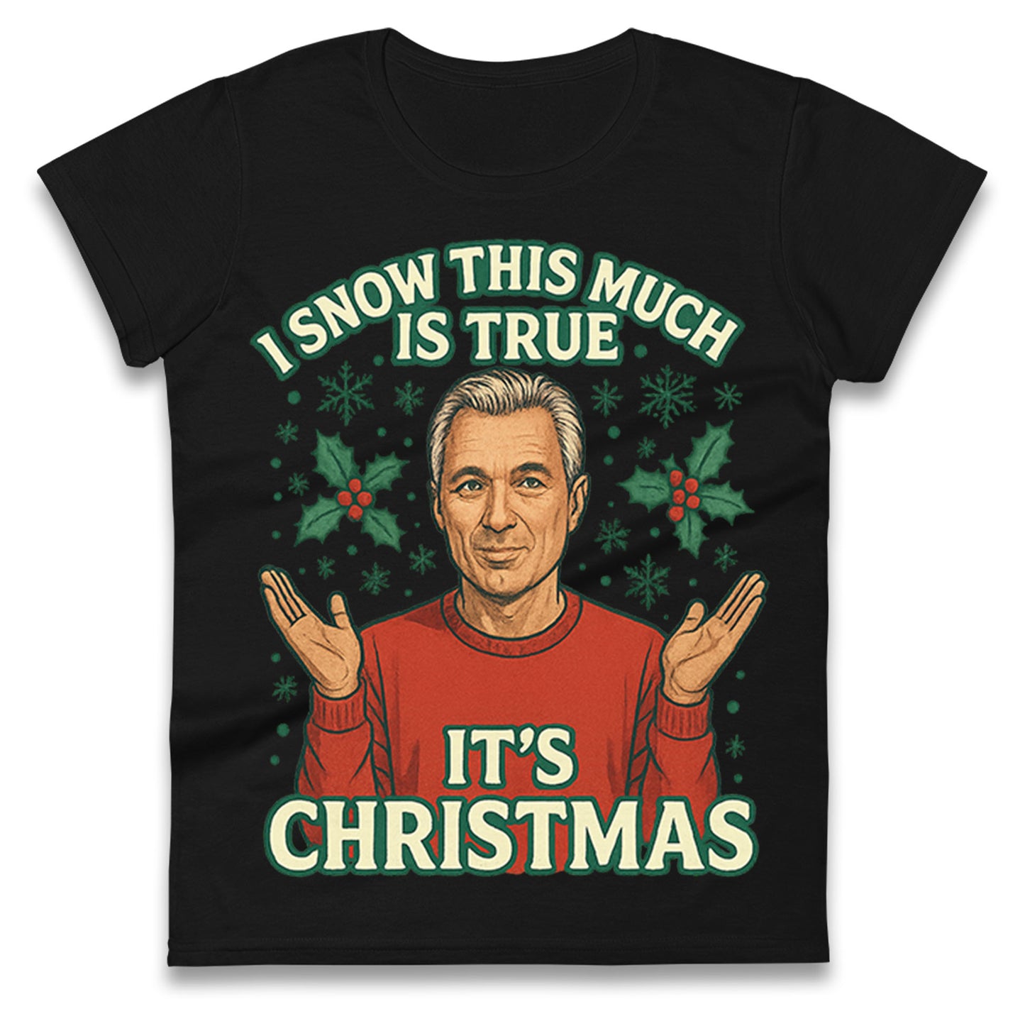 Martin Kemp Christmas Ladies T Shirt 