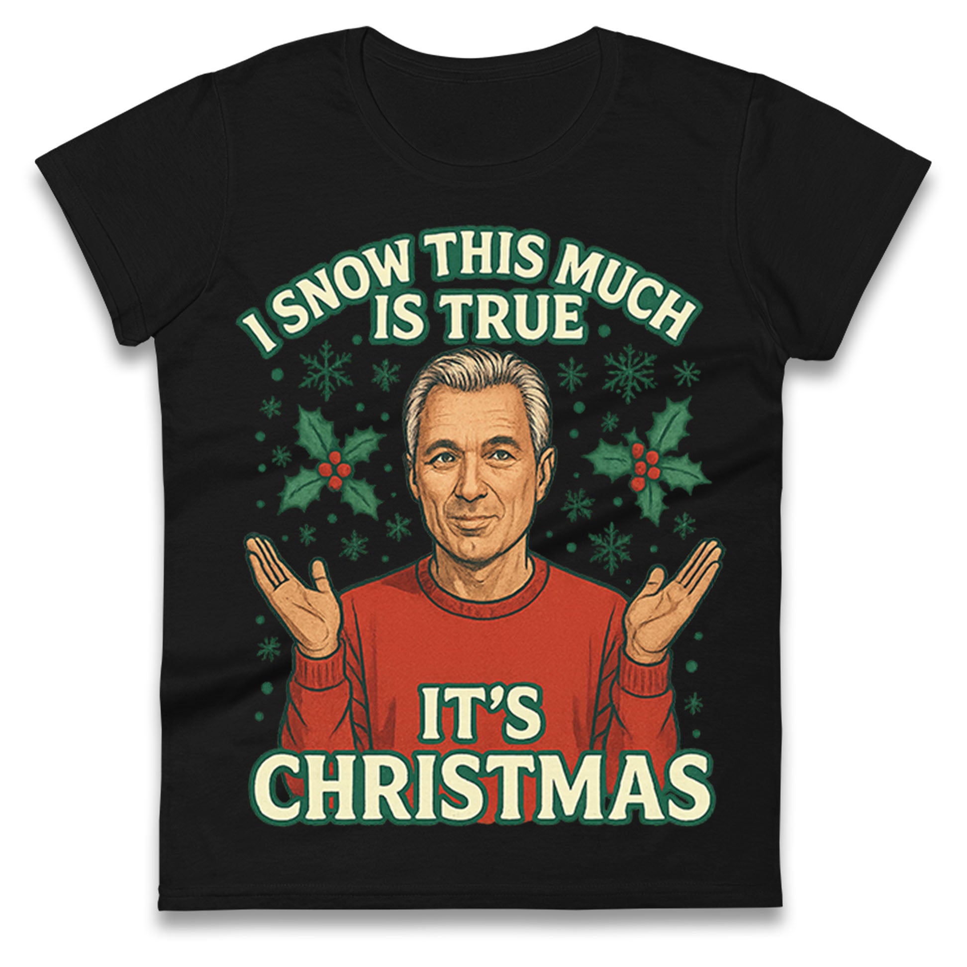 Martin Kemp Christmas Ladies T Shirt 