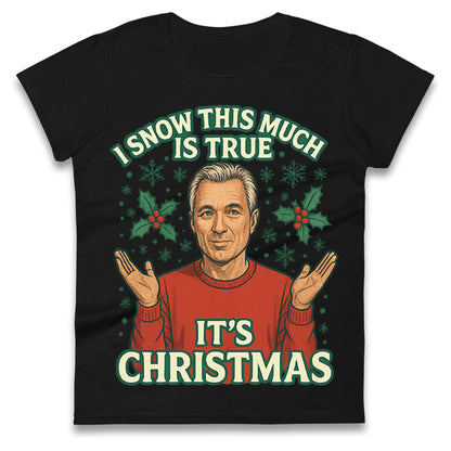 Martin Kemp Christmas Ladies T Shirt 