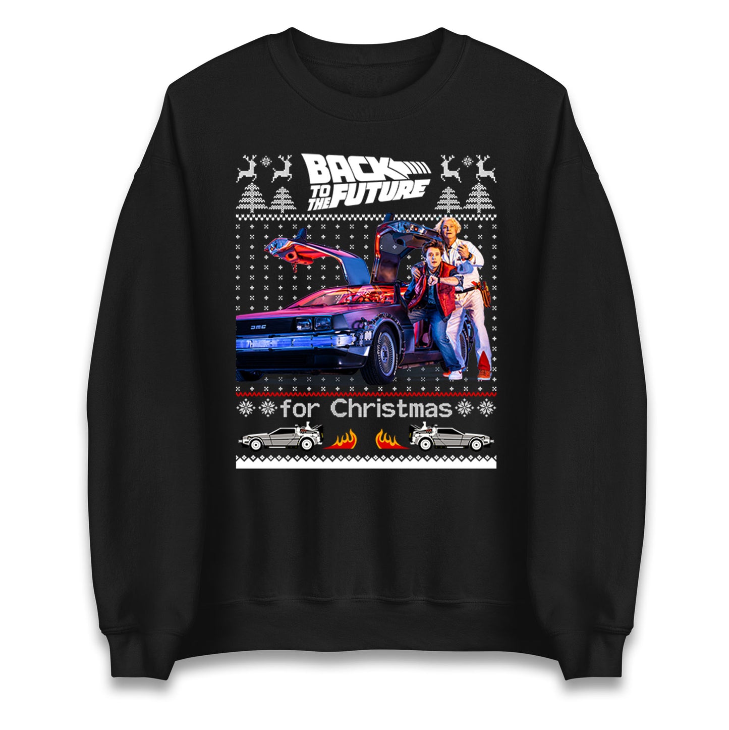 Back To The Future Christmas Jumper