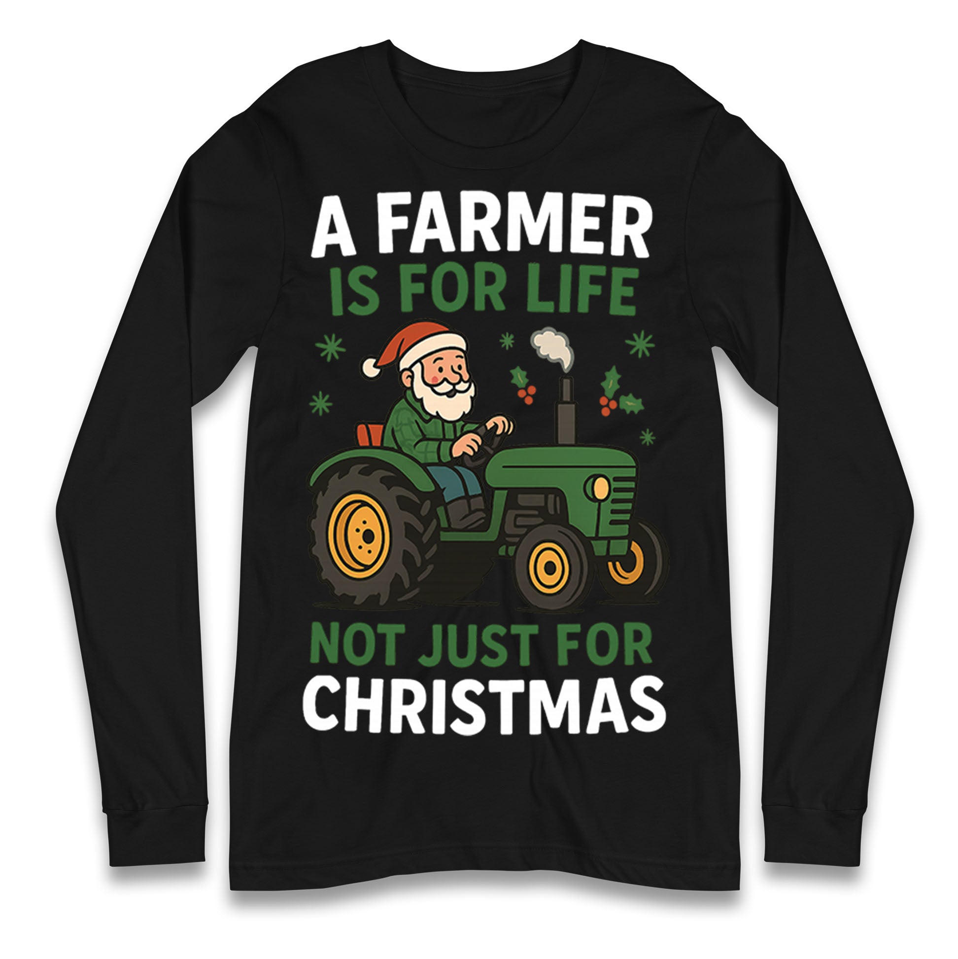 Farmer Christmas Longsleeve T Shirt
