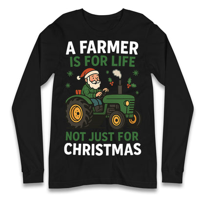 Farmer Christmas Longsleeve T Shirt
