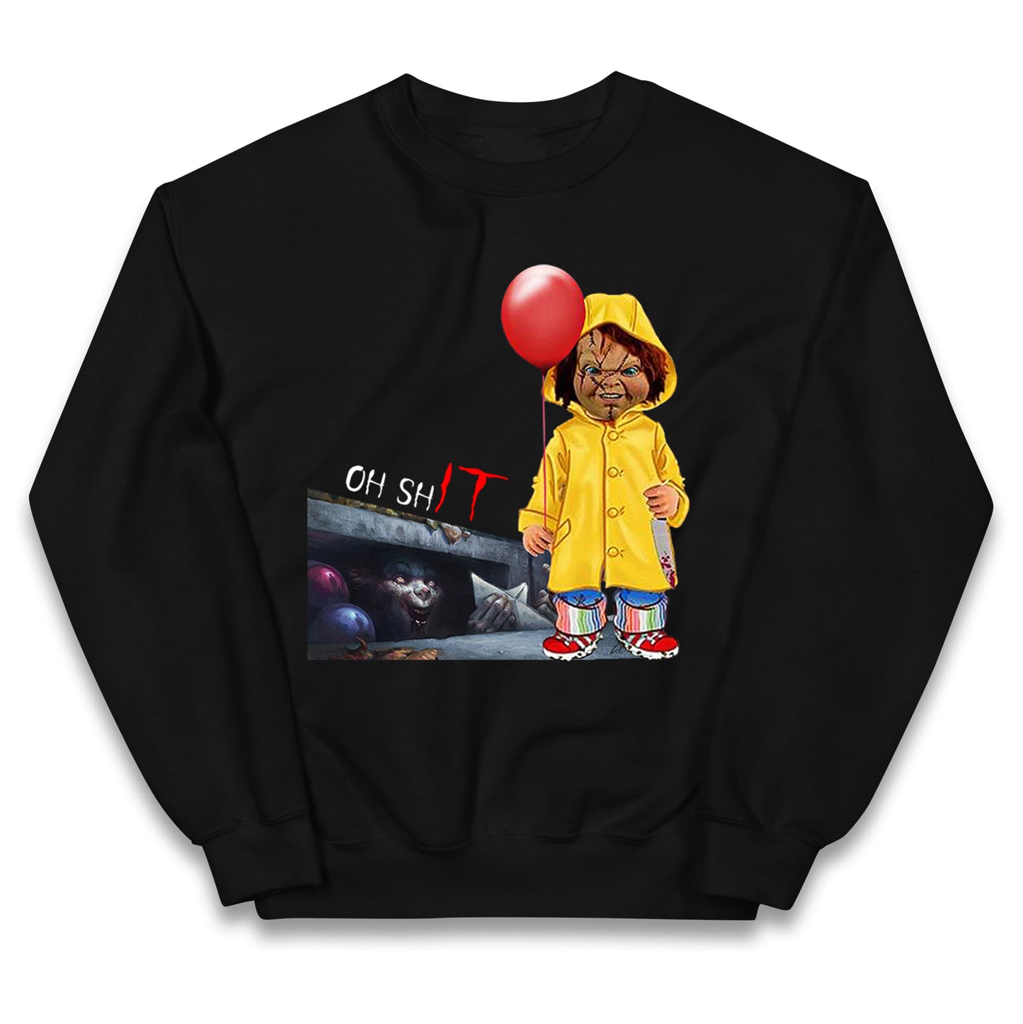 Chucky Doll Horror Halloween Kids Jumper
