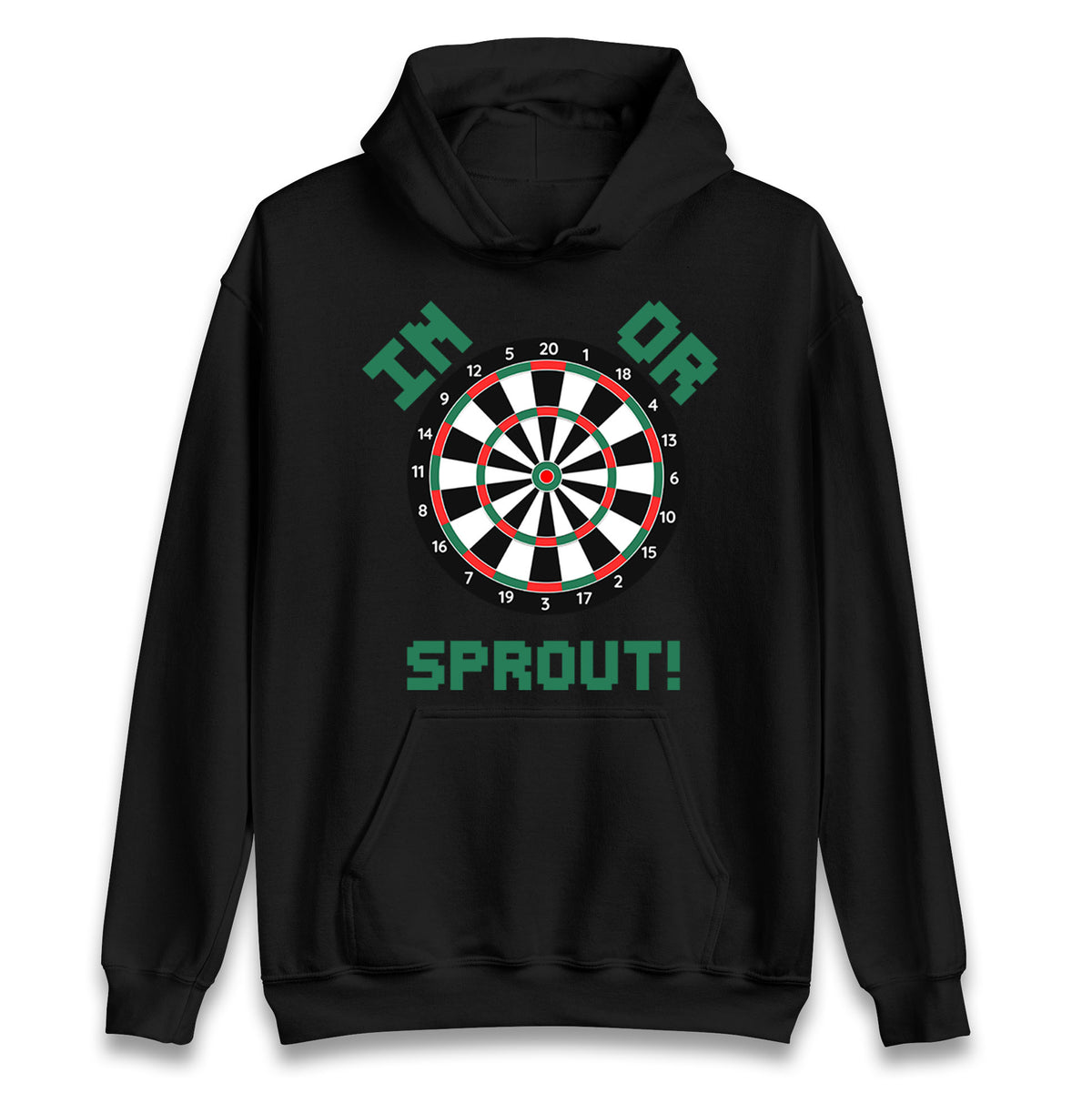 dartboard christmas hoodie