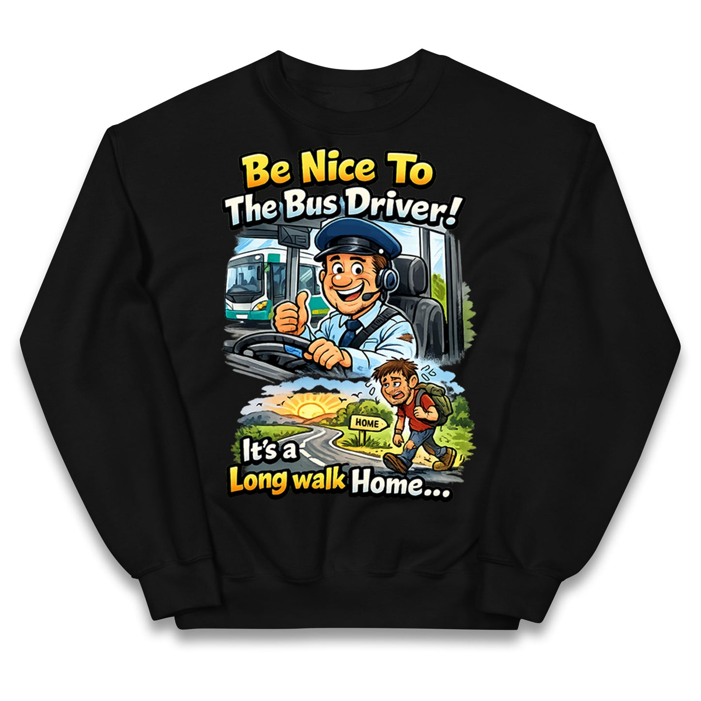 Bus Driver Kids Jumper
