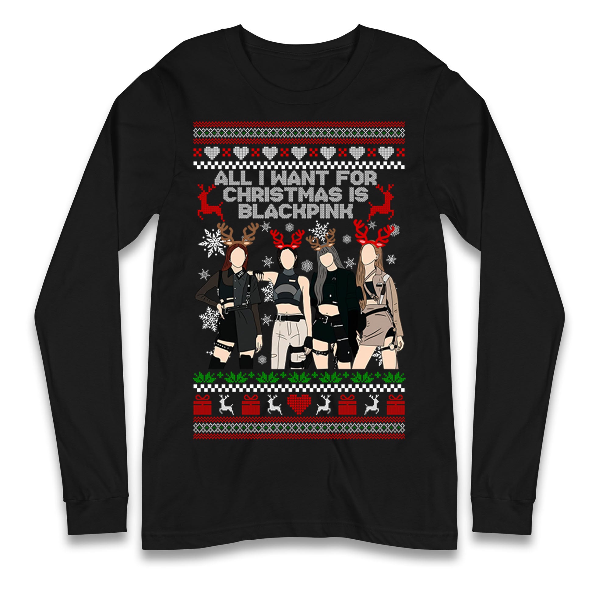 BlackPink Christmas Longsleeve T Shirt