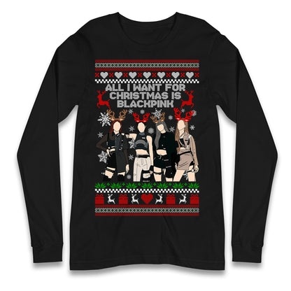 BlackPink Christmas Longsleeve T Shirt