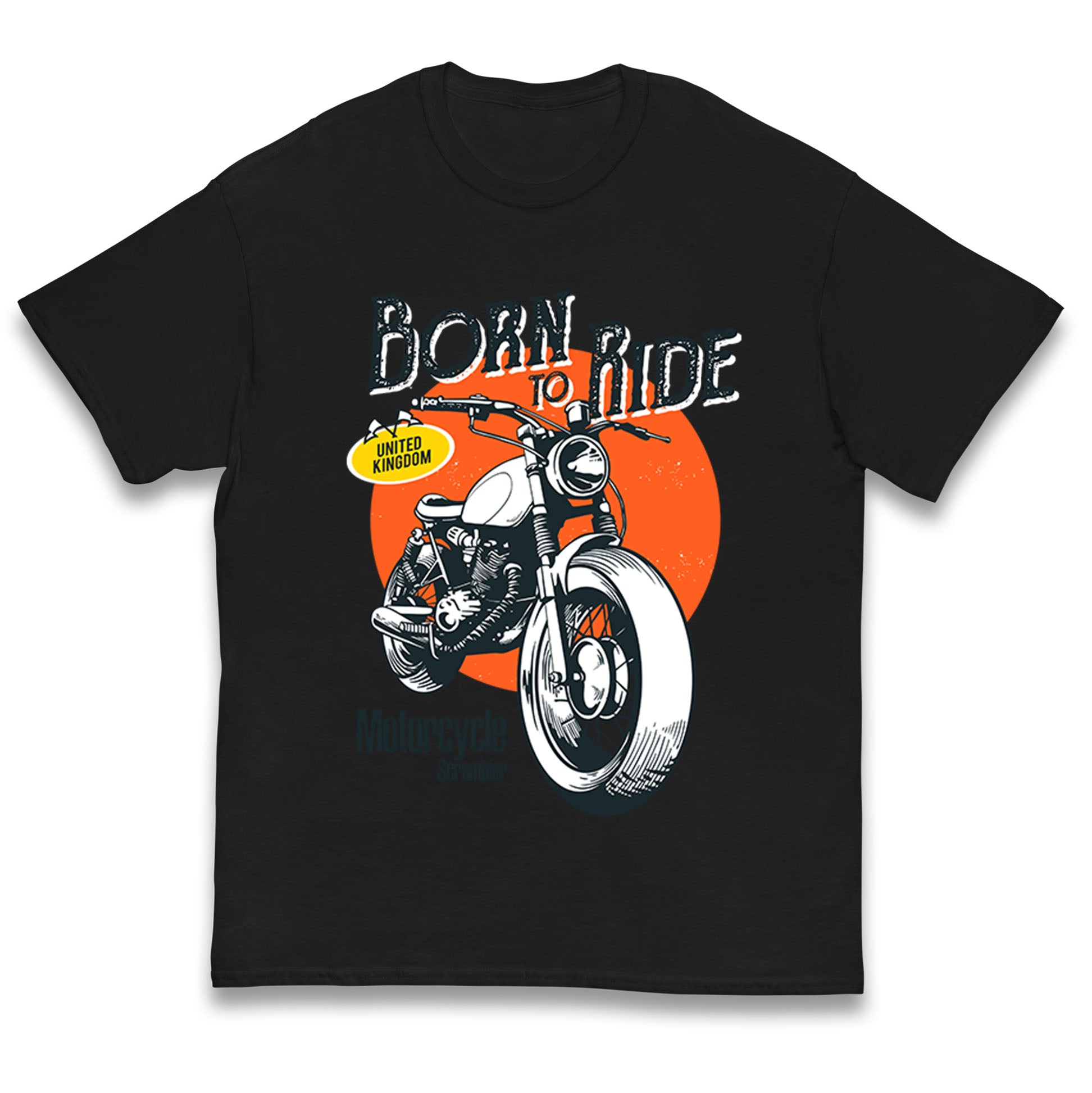 Born To Ride UK Kids T Shirt