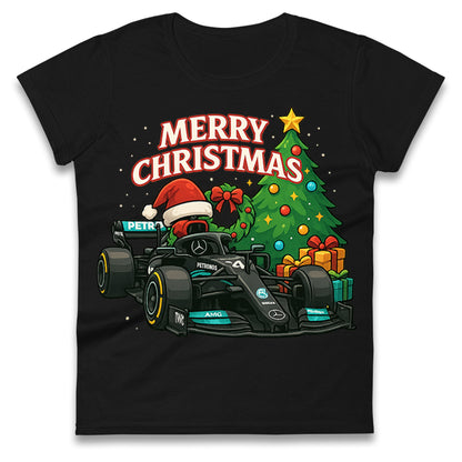 Mercedes F1 Christmas Ladies Shirt